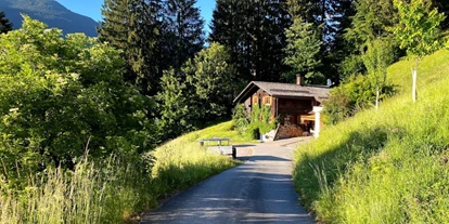 Reisemobilstellplatz - Umgebungsschwerpunkt: Berg - Dünserberg - Anfahrt - Latangerhüsli auf 1020m