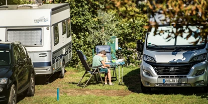 Parkeerplaats voor camper - Trentino - Camping Grumèl