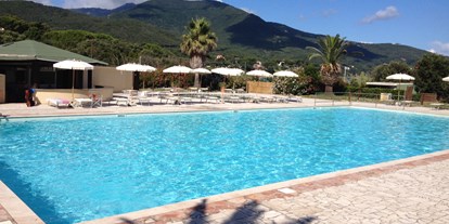 Reisemobilstellplatz - Umgebungsschwerpunkt: Meer - Italien - Swimmingbad - Centro Balneare La Perla "Elba In Camper"