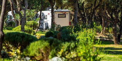 Reisemobilstellplatz - Umgebungsschwerpunkt: Meer - Kroatien - Die Parzellen sind nach den Höchststandards der ADAC ausgestattet und erfüllen jede Voraussetzung für ein modernes Camping. - Camping Strasko ****