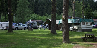 Parkeerplaats voor camper - Wohnwagen erlaubt - Brünn (Landkreis Hildburghausen) - Wohnmobil-Ferienpark Großbreitenbach