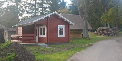Parkeerplaats voor camper - Entsorgung Toilettenkassette - Neusiß - Blockhaus für bis zu 4 Personen - Wohnmobil-Ferienpark Großbreitenbach