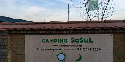 Motorhome parking space - Umgebungsschwerpunkt: Stadt - Serbia - Camping Sosul