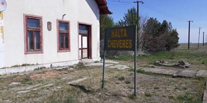 Reisemobilstellplatz - Bademöglichkeit für Hunde - cheveresu mare - Der Bahnhof ist ca. 10 min zu Fuss (siehe Karte) und bringt Sie für 5 Lei (ca. 1.20 Euro) ohne Parkplatzsorgen nach Timisoara - Timisoara (Chveresu Mare)