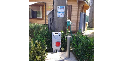 Plaza de aparcamiento para autocaravanas - Borgo Sabotino-Foce Verde - Scarico Cassetta - CirceMed 