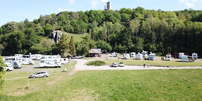 Reisemobilstellplatz - SUP Möglichkeit - Nordhessen - Wohnmobilhafen unter dem scharfen Stein
