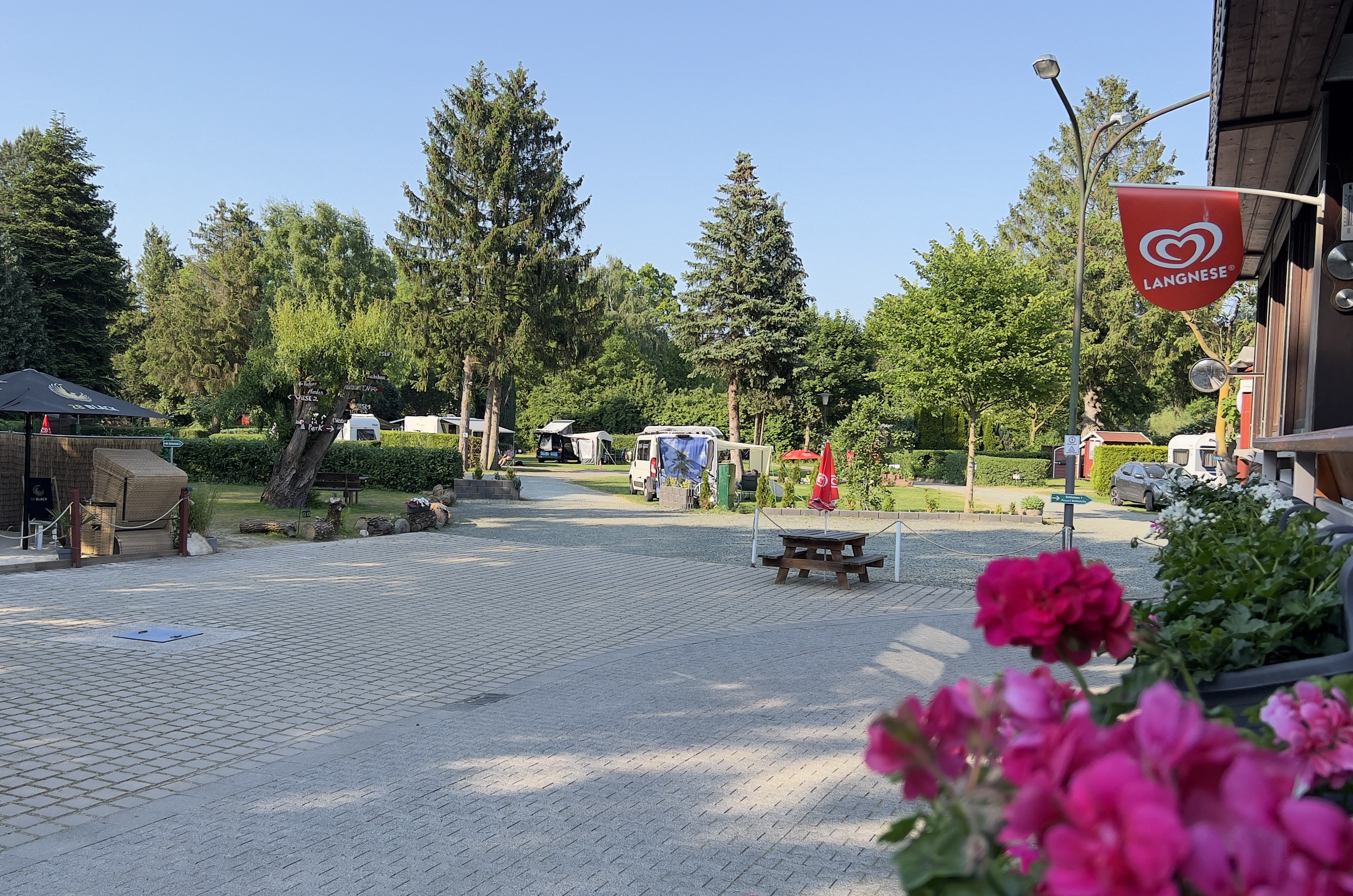 Area camper - Blick über den Platz - Campingplatz Wetzlar