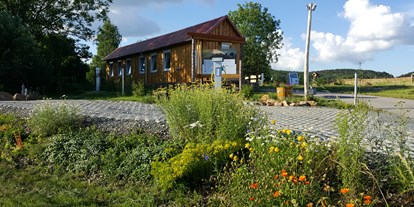 Reisemobilstellplatz - Umgebungsschwerpunkt: Berg - Huntířov - Entsorgung Grauwasser und Frischwasserversorgung - Reisemobil- und Caravanpark Bastei