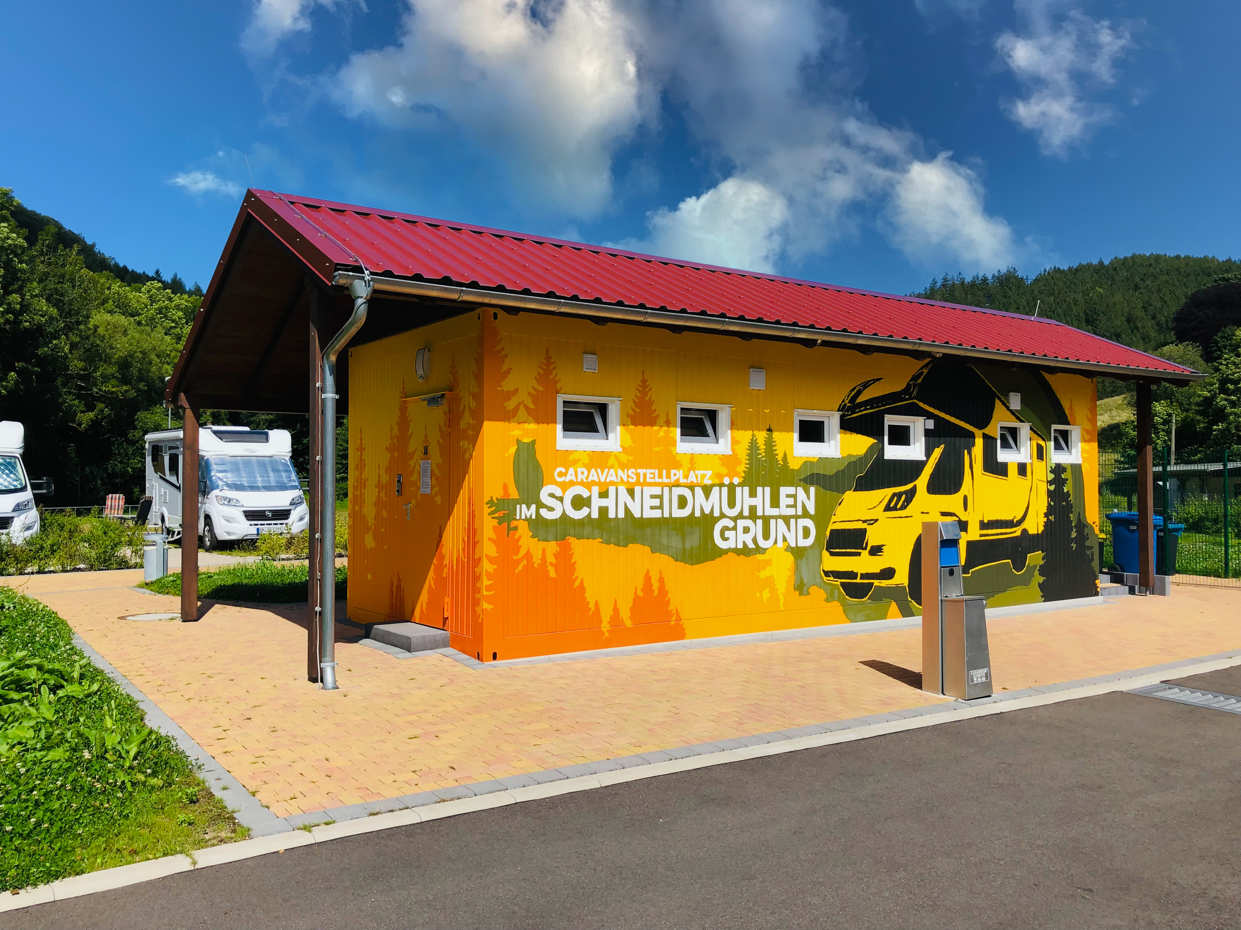 Reisemobilstellplatz: Caravanstellplatz Schneidmühlengrund