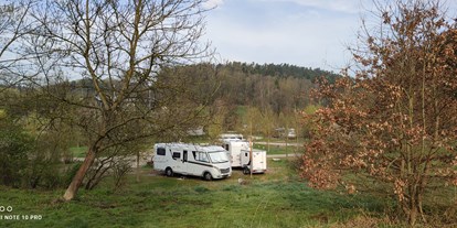 Motorhome parking space - Duschen - Bavaria - Therme Obernsees