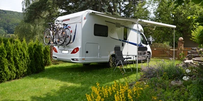 Parkeerplaats voor camper - Wohnwagen erlaubt - Lawalde - Villa Sonnenseite Jonsdorf