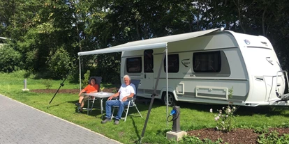 Reisemobilstellplatz - Art des Stellplatz: eigenständiger Stellplatz - Franken - Weihersmühle, Familie Hückl