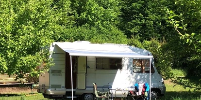 Motorhome parking space - Gränichen - Blick auf den grünen Stellplatz - Wildenau