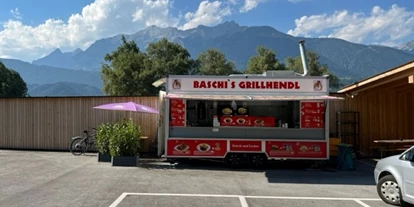 Reisemobilstellplatz - Restaurant - Karwendel - Stellplatz Plankenhof / Wohnmobilstellplatz Tirol 