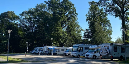 Place de parking pour camping-car - öffentliche Verkehrsmittel - Liebenau (Landkreis Nienburg/Weser) - Der Reisemobilstellplatz Steimbke - gut besucht im Sommer 2024. - Reisemobilstellplatz Steimbke