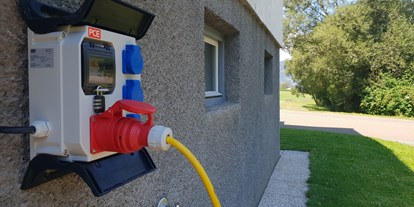 Reisemobilstellplatz - Frischwasserversorgung - Feßnach - Stromanschluß

380V

220V
 - Stellplatz  hh-Apartments B 317