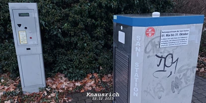 Reisemobilstellplatz - Entsorgung Toilettenkassette - Staupitz - Caravanstellplatz Großenhain