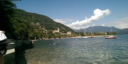 Reisemobilstellplatz - Umgebungsschwerpunkt: See - Gonte - (c) Stefan Braun - Lido de Cannero am Lago Maggiore