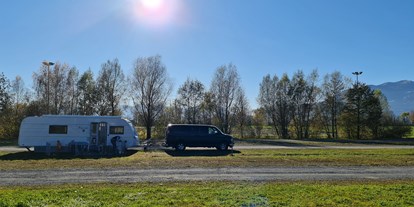 Reisemobilstellplatz - WLAN: nur um die Rezeption vorhanden - Niederbüren - Allmend Rheintal