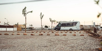 Parkeerplaats voor camper - Stromanschluss - Costa de Almería - plazas - Camper Park Roquetas