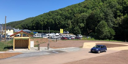 Reisemobilstellplatz - Grauwasserentsorgung - Die Eröffnung des Platzes erfolgt am 01.09.2020 - Wohnmobilstellplatz "An der Weiherschleife"