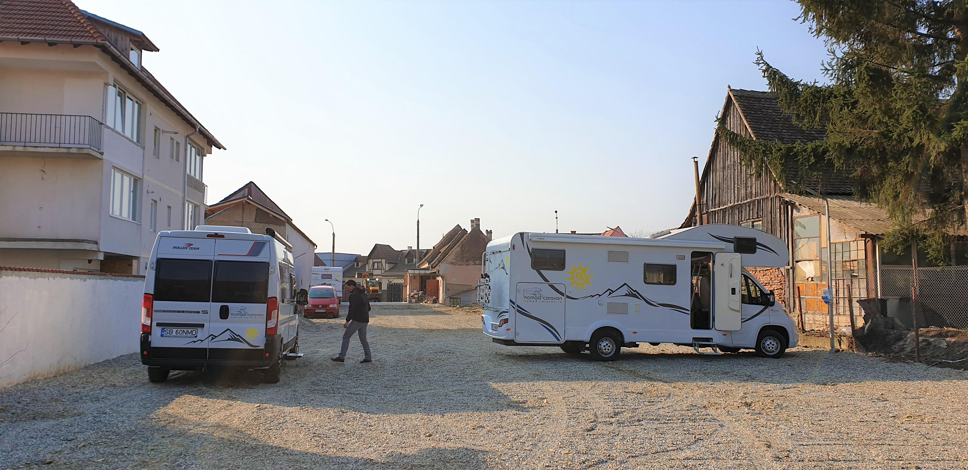 aire de camping-car - Stellplatz Sibiu - Nomad Camp