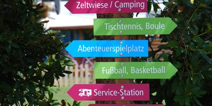 Reisemobilstellplatz - Bademöglichkeit für Hunde - Prinzhöfte - Camping & Ferienpark Falkensteinsee