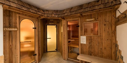 Reisemobilstellplatz - Südtirol - Saunalandschaft mit 5 verschiedenen Saunen - Rechenmachers Rosengarten