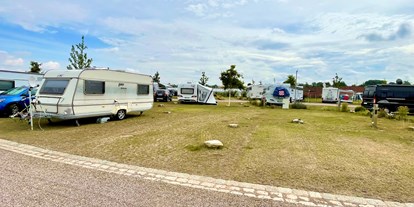 Reisemobilstellplatz - Art des Stellplatz: im Campingplatz - Standardparzelle für WoMo oder WoWa - Campingpark Erfurt