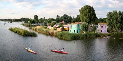 Reisemobilstellplatz - Art des Stellplatz: bei Gewässer - Baarn - Camping Zeeburg Amsterdam