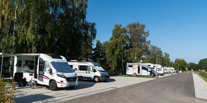 Motorhome parking space - Entsorgung Toilettenkassette - Sinsheim - Wohnmobilhalt "An der Hilsbach" in Eppingen,
Foto: Stadt Eppingen, Thunert - Wohnmobilhalt an der Hilsbach