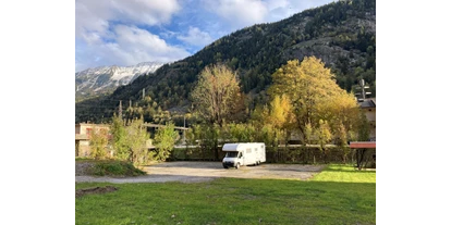 Place de parking pour camping-car - öffentliche Verkehrsmittel - Oberwald (Obergoms) - Area Sosta Camper Leventina
