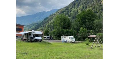 Motorhome parking space - Tennis - Switzerland - Area Sosta Camper Leventina