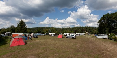 Motorhome parking space - Duschen - Groß Plasten - Genuss Ferien, Natur und Strandcamping am Jabelschen See