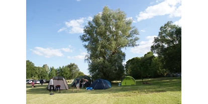 Parkeerplaats voor camper - Wohnwagen erlaubt - Altwarp - Zeltplatz - Randow-Floß Camp