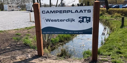 Reisemobilstellplatz - Entsorgung Toilettenkassette - Kollumerzwaag - Camperplaats Westerdijk