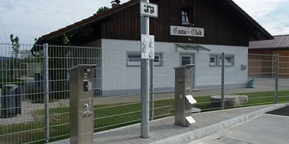 Reisemobilstellplatz - Hunde erlaubt: Hunde erlaubt - Schönthal - Ver- und Entsorgungsstation - Kanu Club Cham