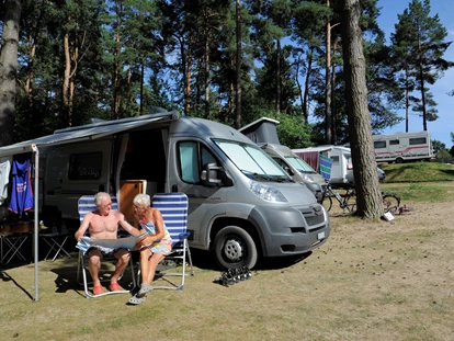 Reisemobilstellplatz - Art des Stellplatz: vor Campingplatz - Groß Nemerow - Wohnmobilpark Havelberge am Wobliltzsee- Groß Quassow