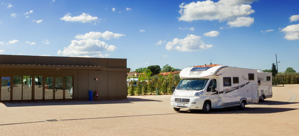 Area camper - Rezeption - Firenze Camping in Town