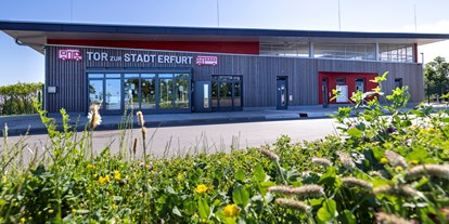 Motorhome parking space - Grauwasserentsorgung - Thuringia - Wohnmobilstellplatz "Tor zur Stadt Erfurt"