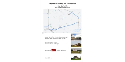 Reisemobilstellplatz - Hunde erlaubt: Hunde erlaubt - Wolhusen - Wegbeschreibung ab Eschenbach / 
Unter > Alp-Panorama < findest Du uns auf Google Maps - Alp-Panorama