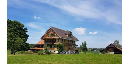 Reisemobilstellplatz - Stromanschluss - Neudorf (Beromünster) - Unser Zuhause - Alp-Panorama