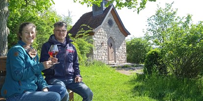 Reisemobilstellplatz - Umgebungsschwerpunkt: am Land - Rödelsee - Himmlische Träume mit Weinpanorama