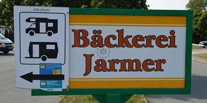 Motorhome parking space - Großschönau (Landkreis Görlitz) - Bäckerei Jarmer