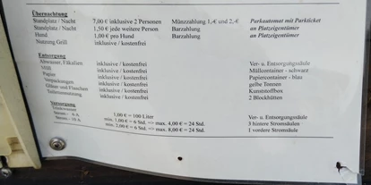 Posto auto camper - Art des Stellplatz: eigenständiger Stellplatz - Bertsdorf-Hörnitz - Aktuelle Informationen 06/2020 - Zittau am Dreiländereck