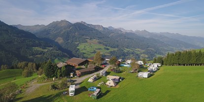 Reisemobilstellplatz - Umgebungsschwerpunkt: Berg - Österreich - Camping mit herrlichem Panoramablick - Kinderbauernhof Oberhasenberghof