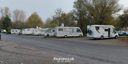 Motorhome parking space - Rasdorf (Fulda) - Parkplatz Weimarer Straße