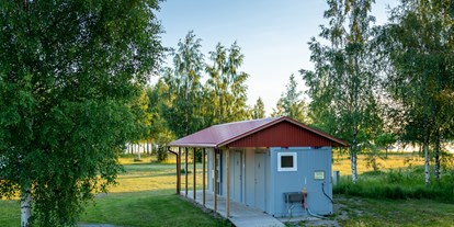 Reisemobilstellplatz - Entsorgung Toilettenkassette - Jämtland - Bräcke strand