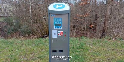 Parkeerplaats voor camper - Art des Stellplatz: ausgewiesener Parkplatz - Dürrröhrsdorf-Dittersbach - Stellplatz Moritzburg
