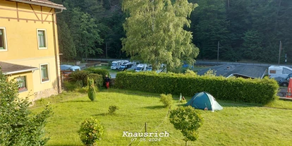 Plaza de aparcamiento para autocaravanas - Chřibská - Campingplatz Ostrauer Mühle